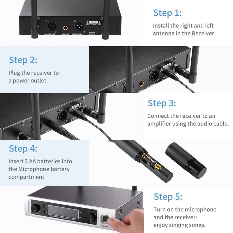 UHF Wireless Microphone System Wireless Microphone
