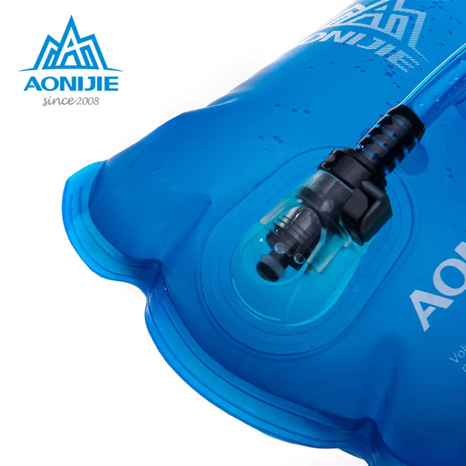 AONIJIE Új 2000ML1.5L 2L 3L kültéri Kerékpározás Futóverseny foldable TPU vize Zsák Sportág Hidr álás Labdabelső számára kemping Gyalogtúra Hegymászás