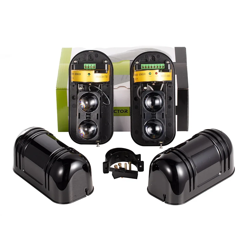 Waterproof Dual Beam Sensor Active Infrared Intrusion Detector IR
