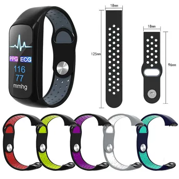 

Silicone Two-Color Sports Watchband Strap for Samsung Galaxy Fit R370 Watch Wrist Band Bracelet Soft Watch Strap Accessories