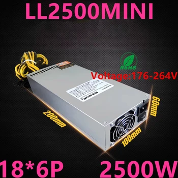 

New PSU For Chain Force Cannon 2U L3+ 18*6P 2500W Power Supply LL2500MINI
