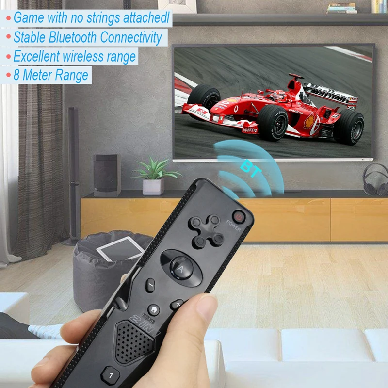 Беспроводной контроллер для wii Gamepad встроенный пульт дистанционного управления Motion Plus с Nunchuck для kingd wii контроллер джойстика