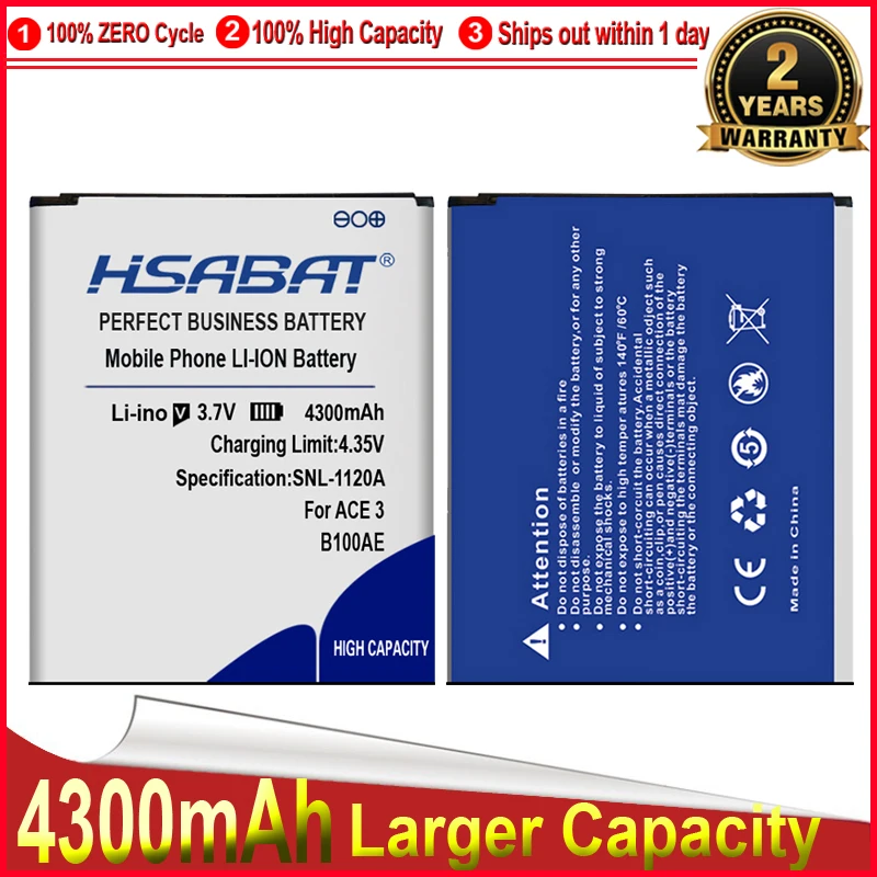 Аккумулятор B100AE 4300 мАч для SAMSUNG Galaxy Ace 3 4 S7898 S7278 S7272 S7568i i679 S7270 S7262 i699i G313H G318h |