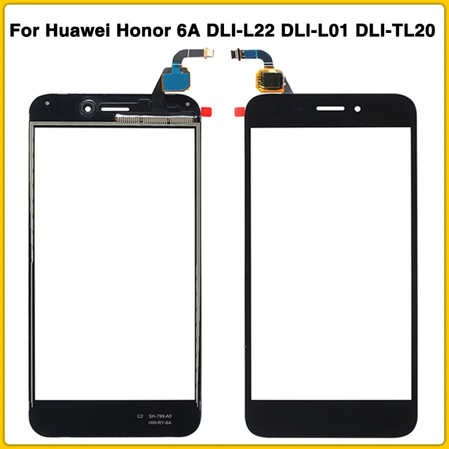 Тачскриновый планшетный компьютер от Экран для huawei Honor 6A DLI-L22 DLI-L01 DLI-TL20 DLI-AL10 Сенсорный экран Панель планшета Сенсор спереди Стекло объектив