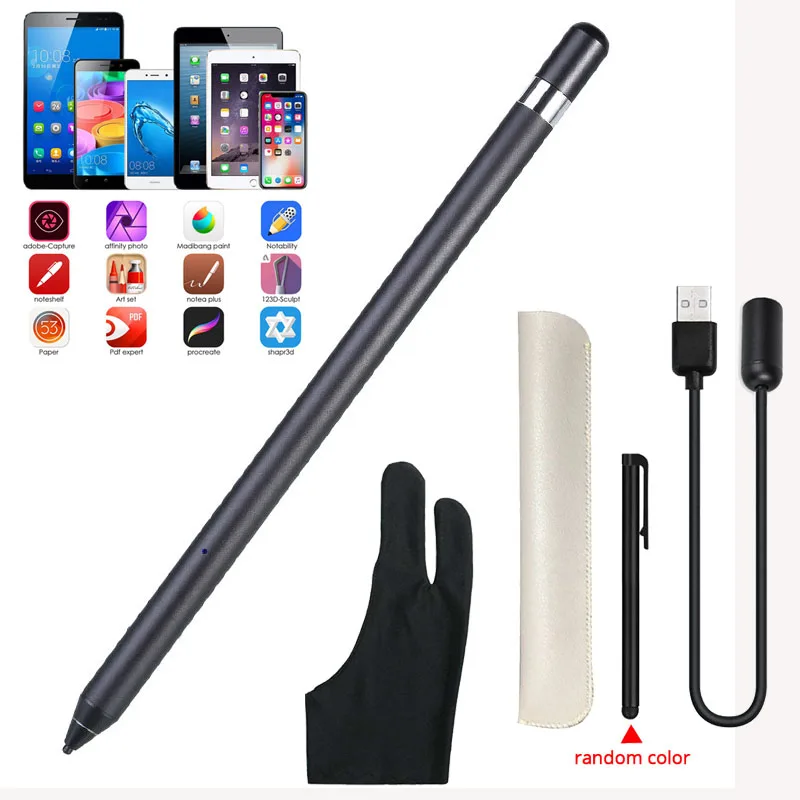 

Active Stylus Touch Screen Pen For iPad Pro 11 12.9 10.5 9.7 mini Magnetic Charge Tablet Pencil For iPhone Samsung Android IOS