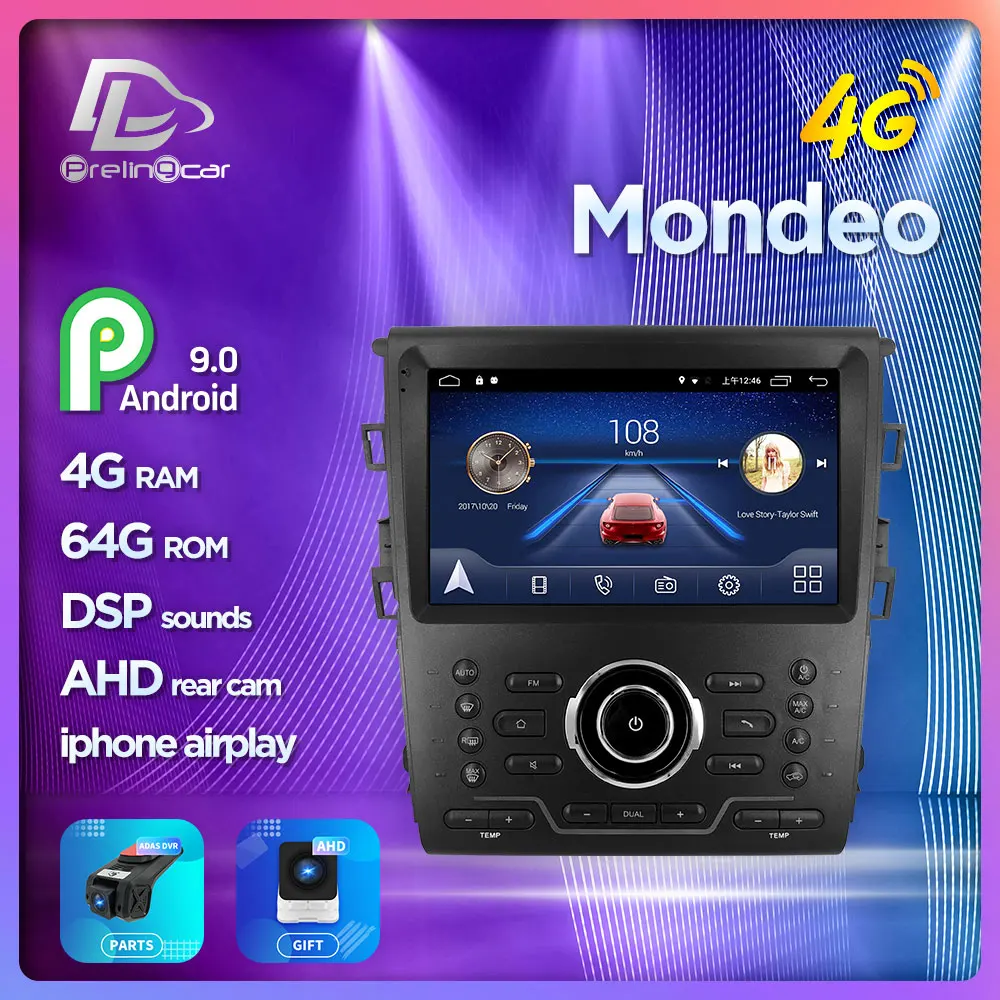 Android 9.0 System Car IPS Touch Screen Stereo For Ford Mondeo player Stereo Android 9.0 System Car IPS Touch Screen Stereo For Ford Mondeo player Stereo