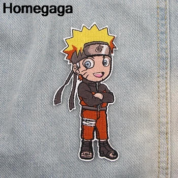 

10pcs/lot Homegaga Anime applique patches diy iron on para jeans bag shirt accessory punk stickers embroideried badges D2186