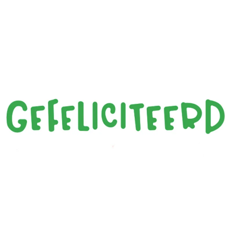 

Gefeliciteerd Dutch Words Die Cuts For Card Making Dutch Word Gefeliciteerd dies scrapbooking metal cutting dies new 2019