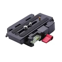 Montaje de placa de liberación rápida de aluminio, adaptador P200Clamp para Manfrotto 577 501 500AH 701HDV Q5, accesorios para trípode de cámara