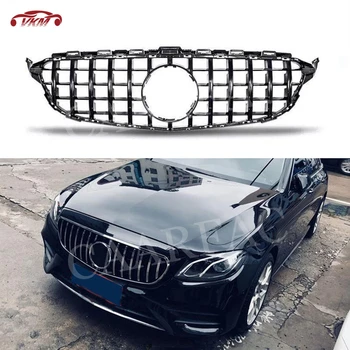 

GT Style ABS Front Bumper Grill Mesh Grille Cover for Mercedes Benz W213 C238 E250 E300 AMG 2016-2019 Without without Sign