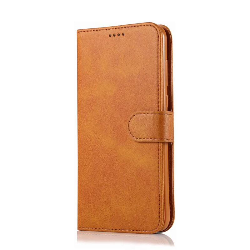 Yellow Чехол-подставка для Xiaomi Redmi 8A 8, чехол-книжка с магнитной застежкой, простой кошелек, кожаная сумка для телефона, чехол для Xiomi Redmi8 Redmi 8 A - Цвет: Yellow