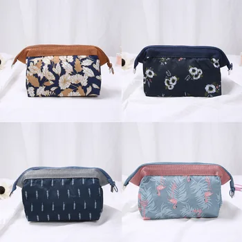 

Multifunction Man Women Toiletry Kits Waterproof Storage Bags Washing Cosmetic Bags Flamingo High Capacity Makeup Bag