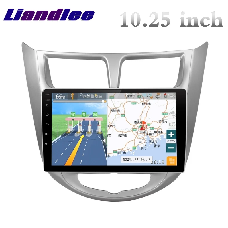 Для hyundai Accent RB i25 WIT Blue 2010~ LiisLee автомобильный мультимидийный навигатор Аудио Радио Стерео CarPlay адаптер навигация NAV