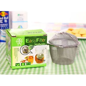 

1PCS Stainless Steel Soup Taste Spice Box Flavor Ingredient Basket Brine Hot Pot Slag Separation Colander Tea Strainers 1
