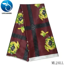 LIULANZHI Новая африканская ткань с принтом Сатиновые tissu африканские атласные платья Швейные материалы Анкара атласные ML24LL20-29