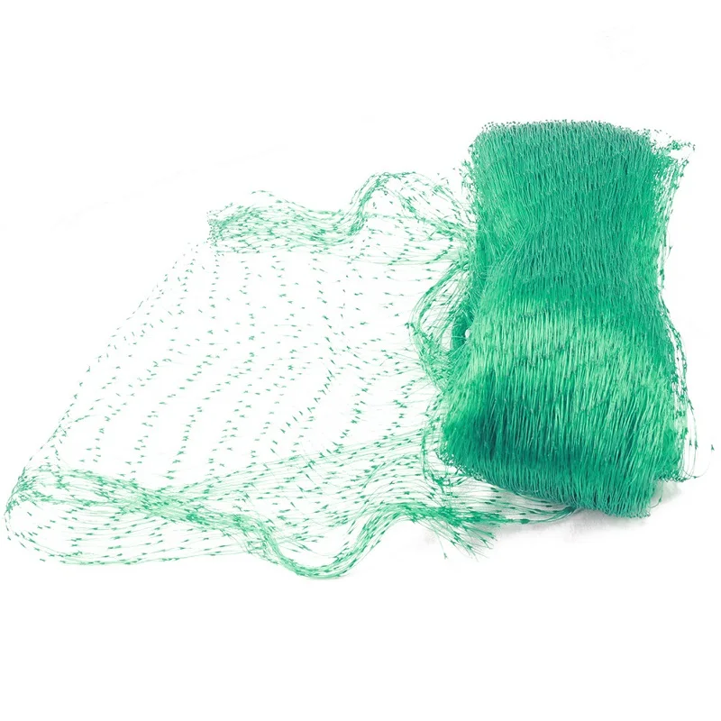

2mx15m Green PE Material Brid Netting Hot Salling Garden Flowers Pond Fish Orchard Fruit Trees Anti-bird Protective Safety Net