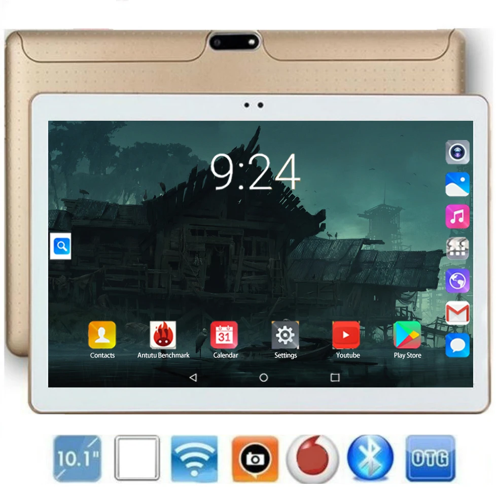 

2020 Free shipping Newest 10.1 inch Tablet PC Ocat Core 6GB RAM 128GB ROM Dual SIM Card 4G LTE FDD Android 8.0 IPS tablet PC 8MP