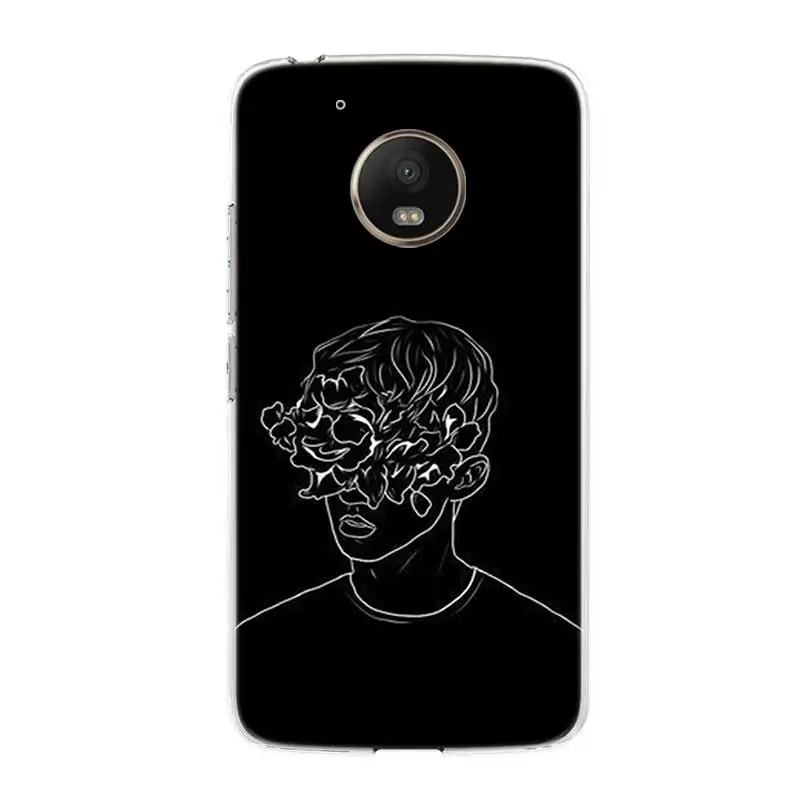Черный силиконовый чехол для Motorola MOTO G7 power G5 G5S G6 E4 E5 Plus G4 Play