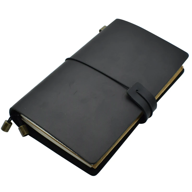 

Handmade Genuine Cow Leather Notebook Retro Cowhide Diary Journal Sketchbook Planner Gift