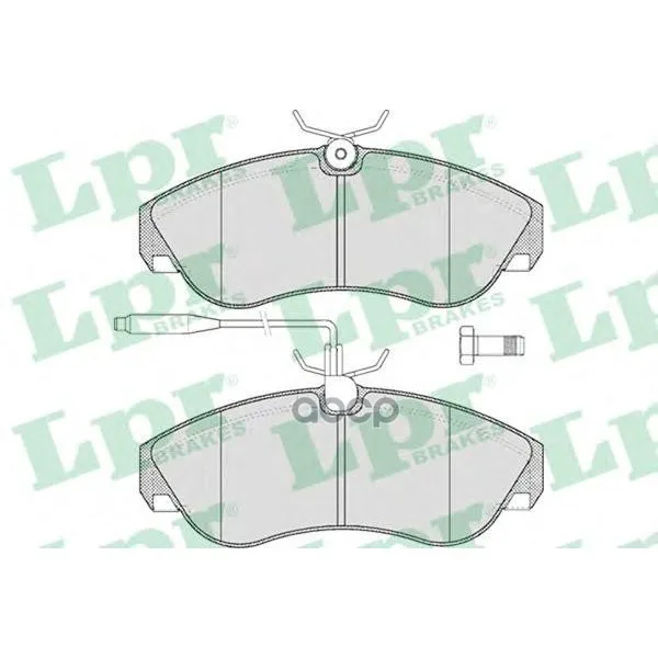 Колодки Тормозные Citroen Jumper/Fiat Ducato/Peugeot Boxer 94-02 Передние Lpr 05p494 Lpr арт. 05P494