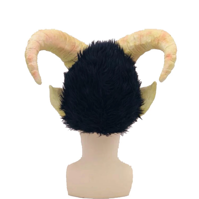 Scary mask demon devil Lucifer Horn latex Masks Halloween movie cosplay decoration Festival Party Supply props Adults Horrible