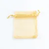 50pcs7x9/9x12/10x15/13x18cm Organza Gift Bags Drawable Wedding Party Fashion Bags Display Packaging Jewelry Pouches ► Photo 2/6