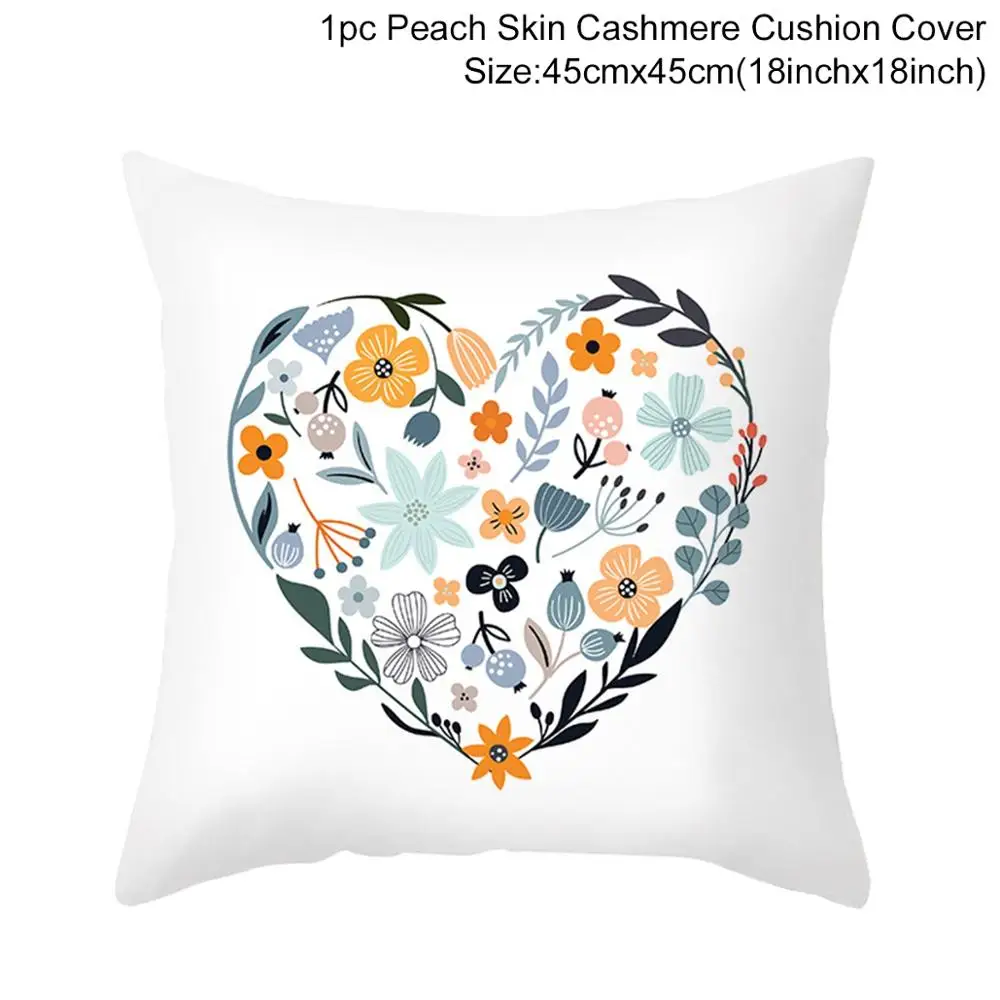 45*45 Polyester Decorative Cushion Cover Coussin Pillow Case Pillow Cover Throw Pillow Home Decor Sofa Seat Cushions for Chair 