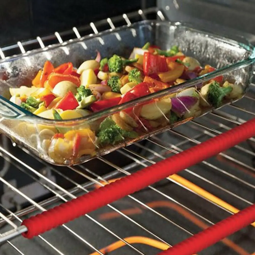1 PC Oven Shelf Protector Silicone Oven Rack Guard Heat Resistant Strips