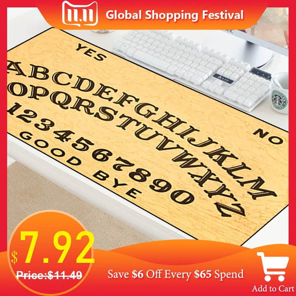 Mouse Pad Ouija Board Custom Skin Anti Slip Durable Rubber Gaming