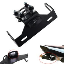 Кронштейн номерного знака мотоцикла для Kawasaki Z800 Z 800 2013- глушитель записывающая плата светодиодный светильник с ЧПУ рамка номерного знака