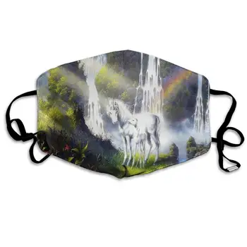 

Dustproof Washable Reusable Fantasy Unicorn Art Mouth Cover Mask mask mask Protective Warm Windproof Mask