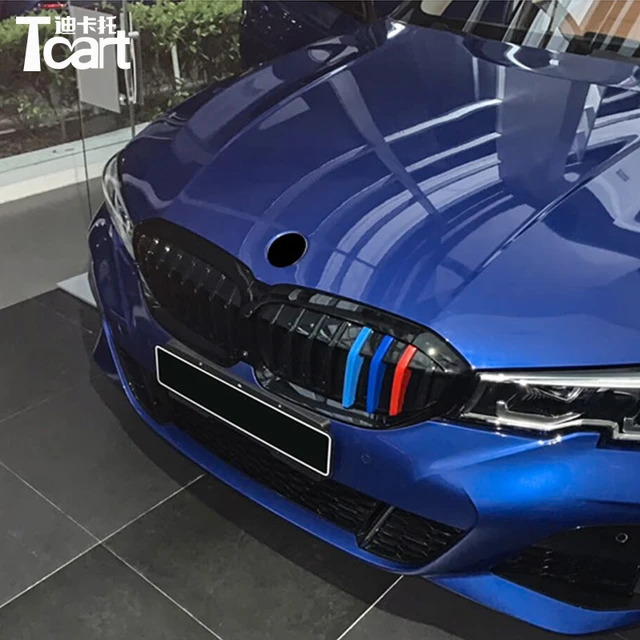 Tcart 3D M Auto Kühlergrill Trim Streifen Grill Abdeckung Aufkleber für BMW  neue 3 Serie G20 2019 2020 2021 zubehör - AliExpress