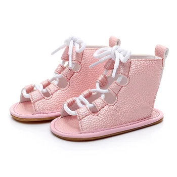 

2017 New High Quality Nubuck Leather Baby Summer boots fashion Roman girls kids shoes toddler baby girl moccasins shoes