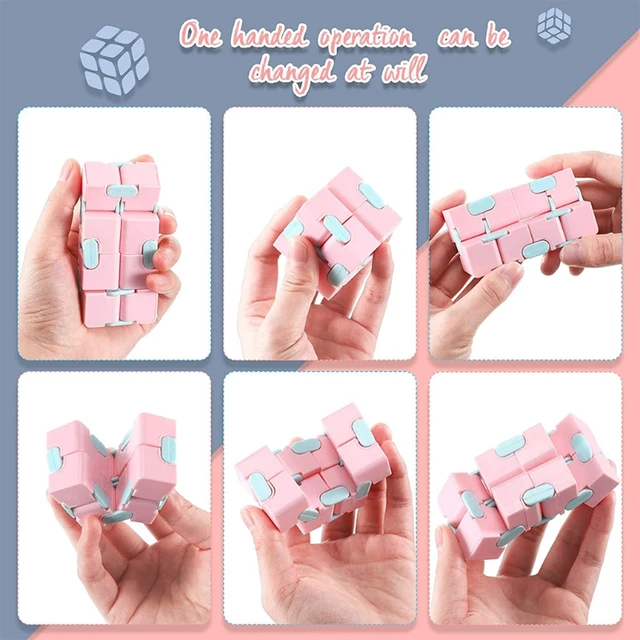 1Pc Children Adult Decompression Toy Infinity Ma-gic Cube Puzzle Toys Relieve Stress Funny Hand Game Maze Toy 6