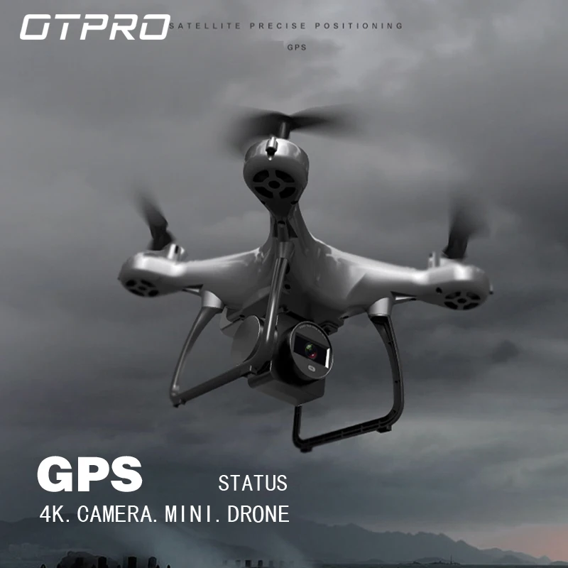 OTPRO GPS mini Drone FPV with 4k 1080p Profissional Camera Wifi RC Drones Selfie Follow Me Quadrocopter Toys Boy vs HS120D