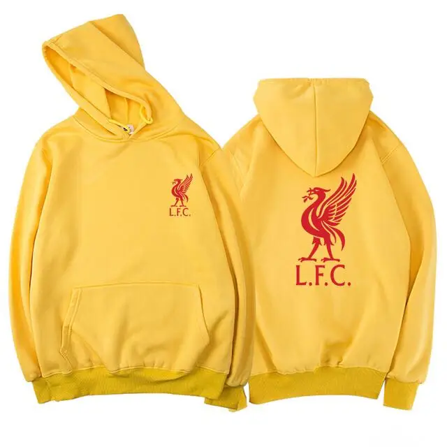 New Printed Cotton Liverpool Football Hoodie 2019 Fall Winter Fashion Style Hip Hop Casual Sweatshirt Street Clothing