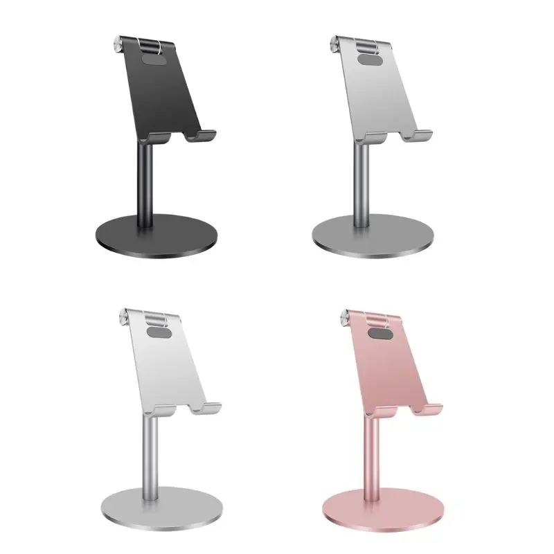 

Universal Aluminum 360 Degree Rotation Telescopic Stand Holder Cradle Multi Angle Mount for iphone ipad 3-13 inch Cell Phone Tab