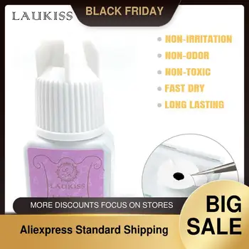 

Eyelash Extension GlueLash Glue 5ml 1s Drying Time Prefessional Black Adhesive for Individual Semi Permanent