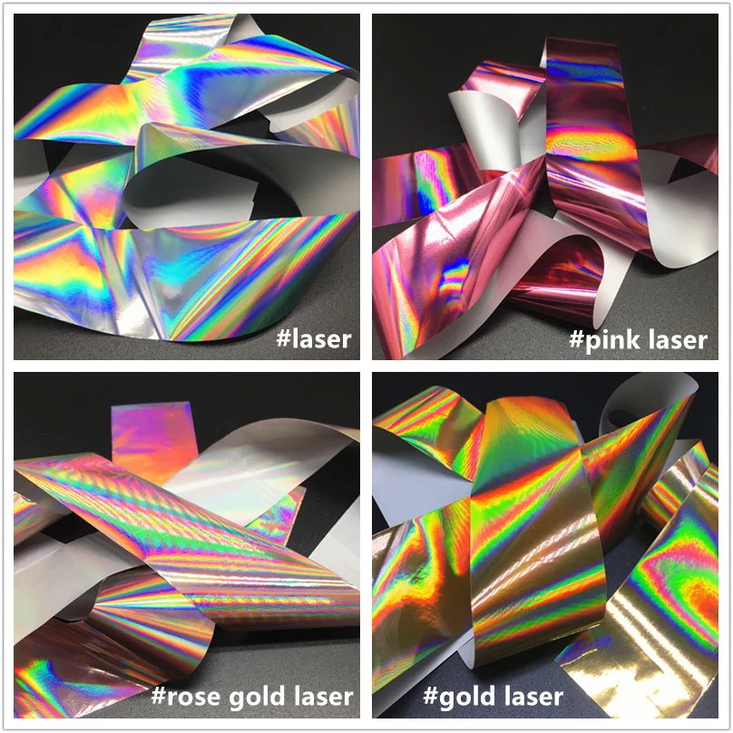 Holographic Nail Foil Stickers Mirror Effect Nail Art Transfer Paper 1m nail stickers,nail art decoration,nail decals,nail art tools