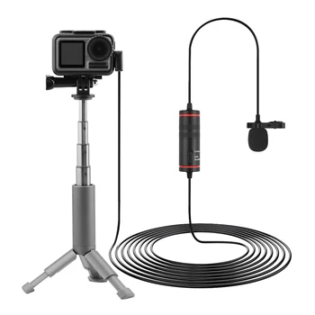 

Lavalier Lapel Microphone Conference Teaching Omnidirectional School Office Work for DSLR Camcorder Phone Action Camera