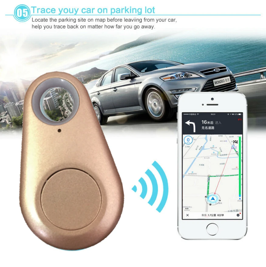 Bluetooth Домашние животные Смарт мини gps трекер анти-потеря записи устройства слежения трекеры Finder оборудование для собак кошка ключи кошелек сумка