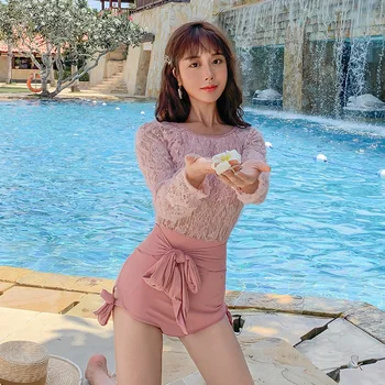 

Swim Suit Swimwear Women Push Up One Piece Swimsuit Ladies Triquinis Mujer Fused Female Slimming Monokini Trendy Biquini Skirt