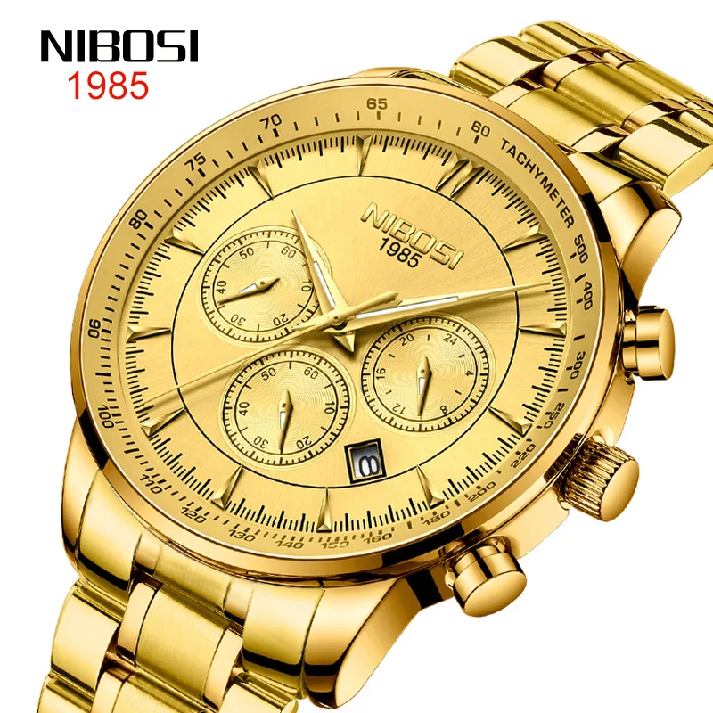 

Nibosi New Style Watch Men-Style Business Watch Multi-functional Waterproof Quartz Watch