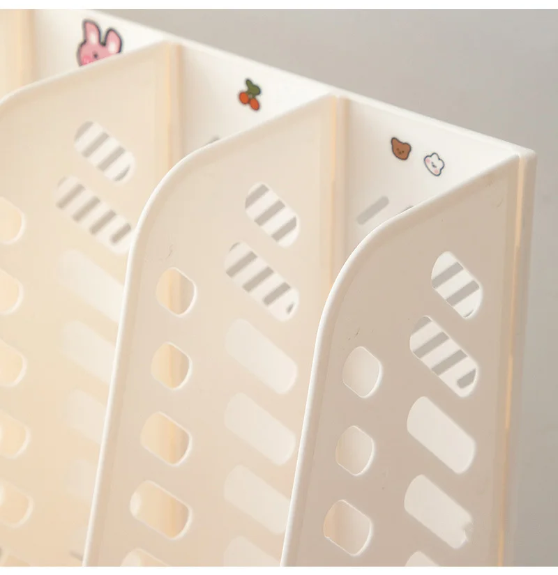 Kawaii Desk Organizer File Tray Desk Book Stand Office Desk Book Storage Box Bookends Creative Book Shelf stationery organizer 10 H6a6b6588e5894c84931a7ed0ed61a188T