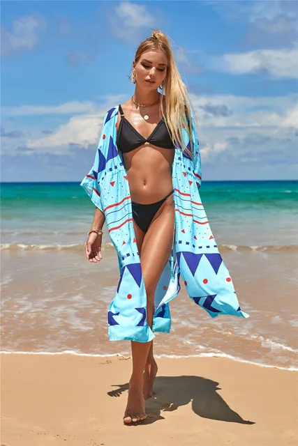 Túnica Kimono Mujer Para Playa Spolverino Kimono Túnica Encaje