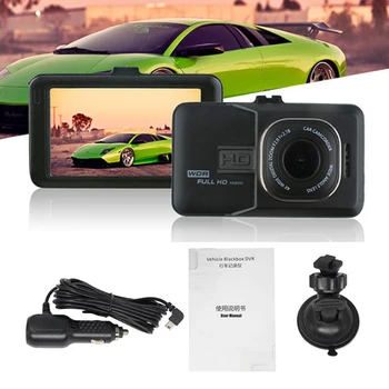 

Full HD 1080P Dash Cam 3 In Screen Display Car Camera with Motion Detection Night Vision G Sensor Automatic DVR 120 Wide Degree