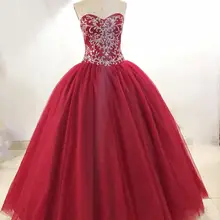 Настоящие фотографии, пышные персиковые Дешевые Бальные платья, бальное платье с короткими рукавами, тюлевые Аппликации, кружевные кристаллы, милые 16 платьев