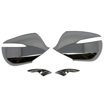 

4Pcs ABS Chrome Rearview Mirror Cover Trim/Rearview Mirror Decoration for 2013 -2017 Hyundai Santa Fe Ix45 Car Styling