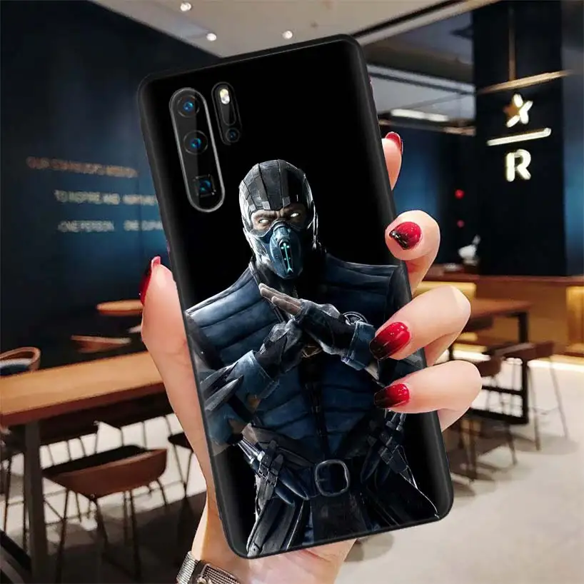 Черный мягкий чехол для huawei P30 P20 P10 Lite Pro P Smart Z mate 30 10 20 Lite чехол для телефона - Цвет: BD247-4