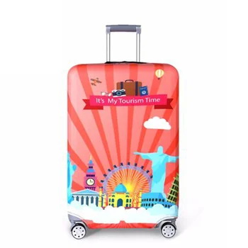 

Thicker Travel Suitcase Protective Cover Luggage Case Travel Accessories Elastic Luggage Dust Cover Apply To 18''-32'' Suitcase